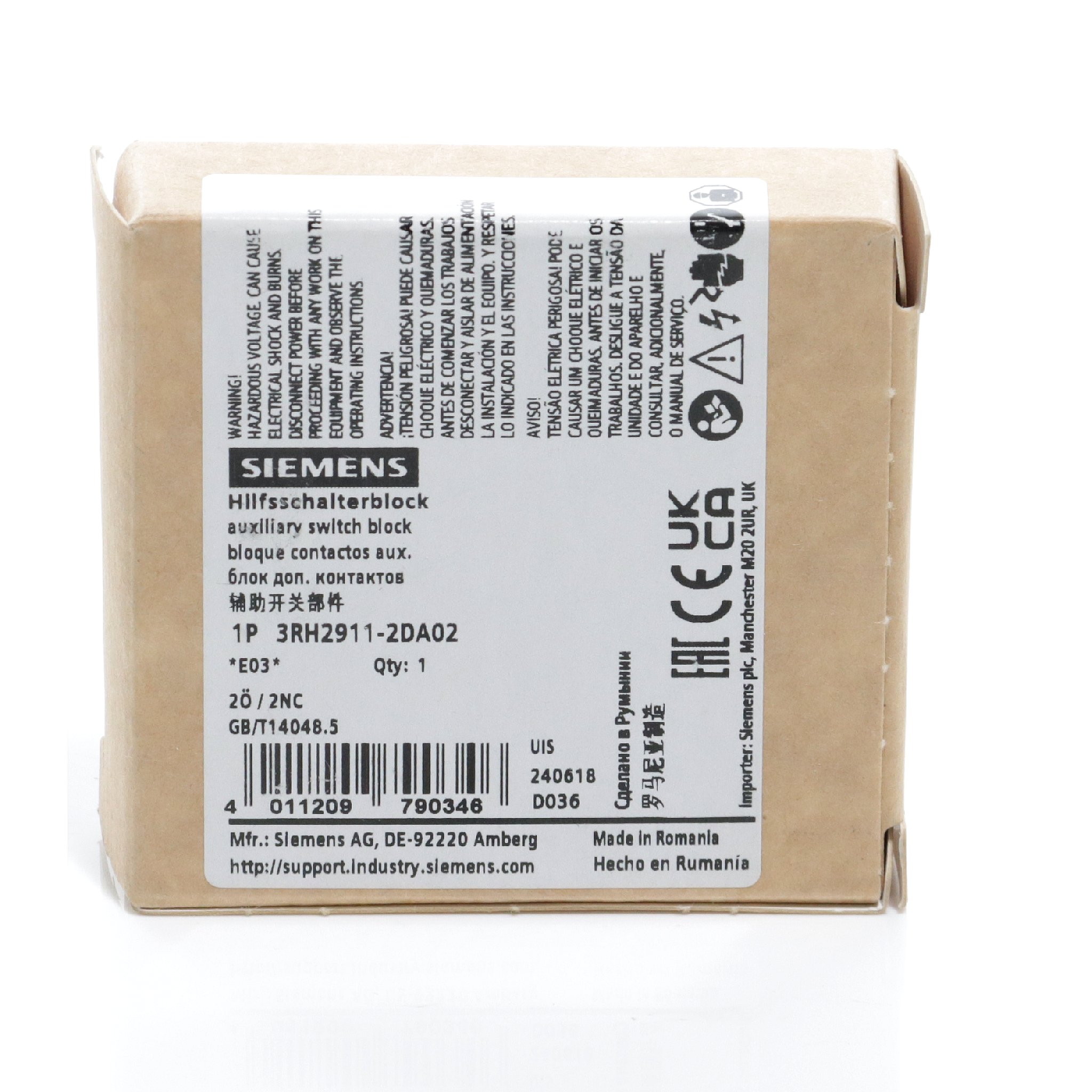 Hilfsschalterblock  Neu OVP